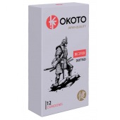 Точечные презервативы OKOTO Dotted - 12 шт. - Sitabella - купить с доставкой в Оренбурге