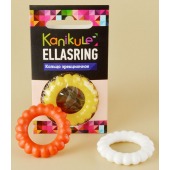 Цветное рельефное эрекционное кольцо Ellasring - Sitabella - в Оренбурге купить с доставкой