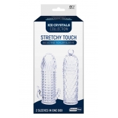 Набор из 2 прозрачных насадок на член Seductive Tickler Sleeves Set - NMC - в Оренбурге купить с доставкой