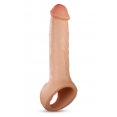 Телесная насадка-удлинитель Thrive 8.75 Inch Realistic Penis Extender Sleeve - 22,2 см. - Blush Novelties - в Оренбурге купить с доставкой