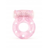 Розовое эрекционное виброкольцо с бабочкой - 1137 - в Оренбурге купить с доставкой