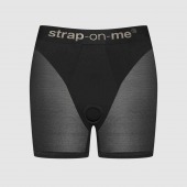 Трусики-шорты для фиксации насадок Strap-on-me Harness Lingerie Halo - size XL - Strap-on-me - купить с доставкой в Оренбурге