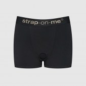Черные трусики-боксеры для фиксации насадок Strap-on-me Harness Lingerie Allure - size XL - Strap-on-me - купить с доставкой в Оренбурге
