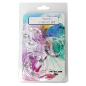 Набор из 3 эрекционных прозрачных колец - Boys of Toys - в Оренбурге купить с доставкой