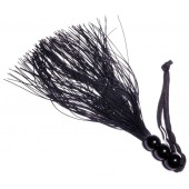 Черная силиконовая плетка - 25,4 см. - Boys of Toys - купить с доставкой в Оренбурге