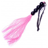 Розовая силиконовая плеть - 35,5 см. - Boys of Toys - купить с доставкой в Оренбурге