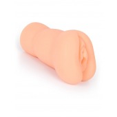 Телесный мастурбатор-вагина с 2 эрекционными кольцами в комплекте - Sexy Girl - в Оренбурге купить с доставкой