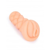 Телесный мастурбатор-вагина с вибропулей и эрекционными кольцами в комплекте - Sexy Girl - в Оренбурге купить с доставкой