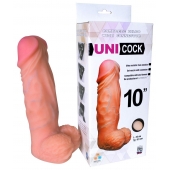 Фаллическая насадка Харнесс UNICOCK 10  - 25 см. - LOVETOY (А-Полимер) - купить с доставкой в Оренбурге