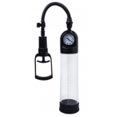 Чёрная вакуумная помпа A-toys с манометром и прозрачной колбой - A-toys - в Оренбурге купить с доставкой