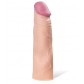 Реалистичная насадка с ярко выраженной головкой - 16,5 см. - A-toys - в Оренбурге купить с доставкой