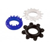 Набор из 3 разноцветных эрекционных колец - A-toys - в Оренбурге купить с доставкой