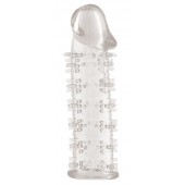 Гелевая прозрачная насадка с шипами - 12 см. - Toyfa Basic - в Оренбурге купить с доставкой