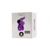 Эрекционное кольцо с подхватом мошонки и стимуляцией клитора Bullet Lastic Ring - Adrien Lastic - в Оренбурге купить с доставкой