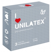 Презервативы с точками Unilatex Dotted - 3 шт. - Unilatex - купить с доставкой в Оренбурге