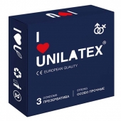 Ультрапрочные презервативы Unilatex Extra Strong - 3 шт. - Unilatex - купить с доставкой в Оренбурге