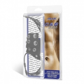 Утяжка на пенис и мошонку Cock Ring With 1.5  Ball Stretcher And Optional Weight Ring - BlueLine - купить с доставкой в Оренбурге