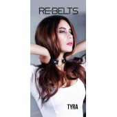 Чёрный кожаный чокер-кляп Tyra Black - Rebelts - купить с доставкой в Оренбурге