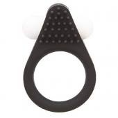 Чёрное эрекционное кольцо LIT-UP SILICONE STIMU RING 1 BLACK - Dream Toys - в Оренбурге купить с доставкой