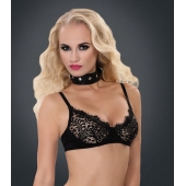 Полиуретановый ошейник с пуклями и D-кольцами Collar with Studs - Blush Novelties - купить с доставкой в Оренбурге
