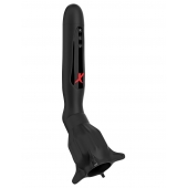 Чёрный вибростимулятор для головки члена с эффектом всасывания Vibrating Roto-Sucker - Pipedream - в Оренбурге купить с доставкой