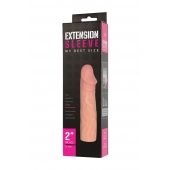 Телесная насадка-удлинитель Extension sleeve - 17 см. - Sitabella - в Оренбурге купить с доставкой