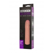 Насадка-удлинитель Extension sleeve телесного цвета - 18,5 см. - Sitabella - в Оренбурге купить с доставкой