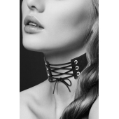 Оригинальный ошейник-чокер со шнуровкой - Bijoux Pour Toi - купить с доставкой в Оренбурге
