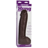 Большая насадка для трусиков Vac-U-Lock Realistic Hung - 31,7 см. - Doc Johnson - купить с доставкой в Оренбурге