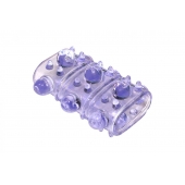 Фиолетовая насадка на пенис Rings Armour - Lola Games - в Оренбурге купить с доставкой