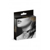 Черный чокер с двумя кольцами - Bijoux Pour Toi - купить с доставкой в Оренбурге