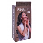 Кляп-трензель Lora с металлическими кольцами - Rebelts - купить с доставкой в Оренбурге