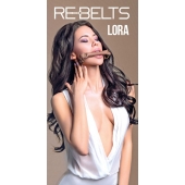 Кляп-трензель Lora с металлическими кольцами - Rebelts - купить с доставкой в Оренбурге