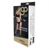 Комплект наручников и поножей LUXURIOUS BED RESTRAINT CUFF SET - Blush Novelties - купить с доставкой в Оренбурге