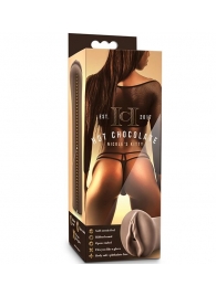 Коричневый мастубратор-вагина Nicole s Kitty - Blush Novelties - в Оренбурге купить с доставкой