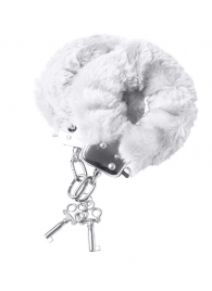 Наручники с белой меховой опушкой - ToyFa - купить с доставкой в Оренбурге