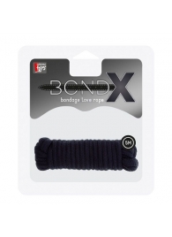 Чёрная веревка для связывания BONDX LOVE ROPE - 5 м. - Dream Toys - купить с доставкой в Оренбурге