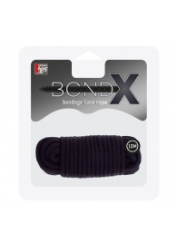 Черная веревка для связывания BONDX LOVE ROPE - 10 м. - Dream Toys - купить с доставкой в Оренбурге