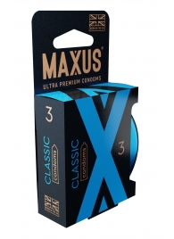 Классические презервативы в железном кейсе MAXUS Classic - 3 шт. - Maxus - купить с доставкой в Оренбурге
