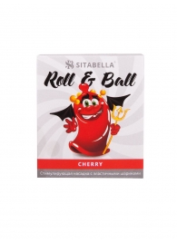 Стимулирующий презерватив-насадка Roll   Ball Cherry - Sitabella - купить с доставкой в Оренбурге