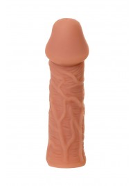 Телесная реалистичная насадка KOKOS Extreme Sleeve 05 с дополнительной стимуляцией - 12,7 см. - KOKOS - в Оренбурге купить с доставкой