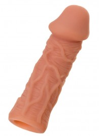 Телесная реалистичная насадка KOKOS Extreme Sleeve 05 с дополнительной стимуляцией - 12,7 см. - KOKOS - в Оренбурге купить с доставкой
