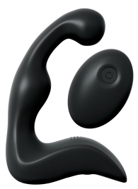 Черный вибромассажер простаты с пультом ДУ Control P-Spot Pro - Pipedream - в Оренбурге купить с доставкой