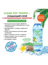 Очищающий спрей для игрушек CLEAR TOY Tropic - 100 мл. - Биоритм - купить с доставкой в Оренбурге