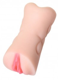 Телесный двусторонний мастурбатор Rich Fruit - вагина и анус - ToyFa - в Оренбурге купить с доставкой