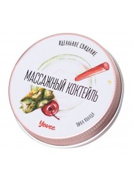 Массажная свеча «Массажный коктейль» с ароматом пина колады - 30 мл. - ToyFa - купить с доставкой в Оренбурге