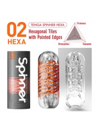 Мастурбатор SPINNER Hexa - Tenga - в Оренбурге купить с доставкой