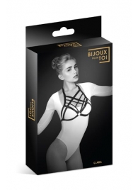 Черная упряжь на грудь Clara - Bijoux Pour Toi - купить с доставкой в Оренбурге