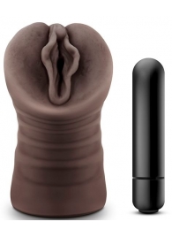 Коричневый мастурбатор-вагина Alexis - Blush Novelties - в Оренбурге купить с доставкой