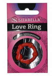 Эрекционное кольцо из киберкожи со стимулирующими бусинами - Sitabella - в Оренбурге купить с доставкой